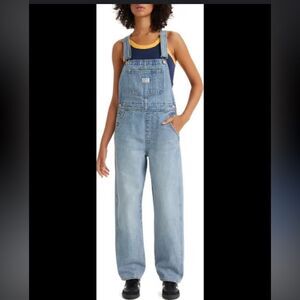 Levi’s Non Stretch Denim Jeans Overalls NWT Medium Wash Size XL